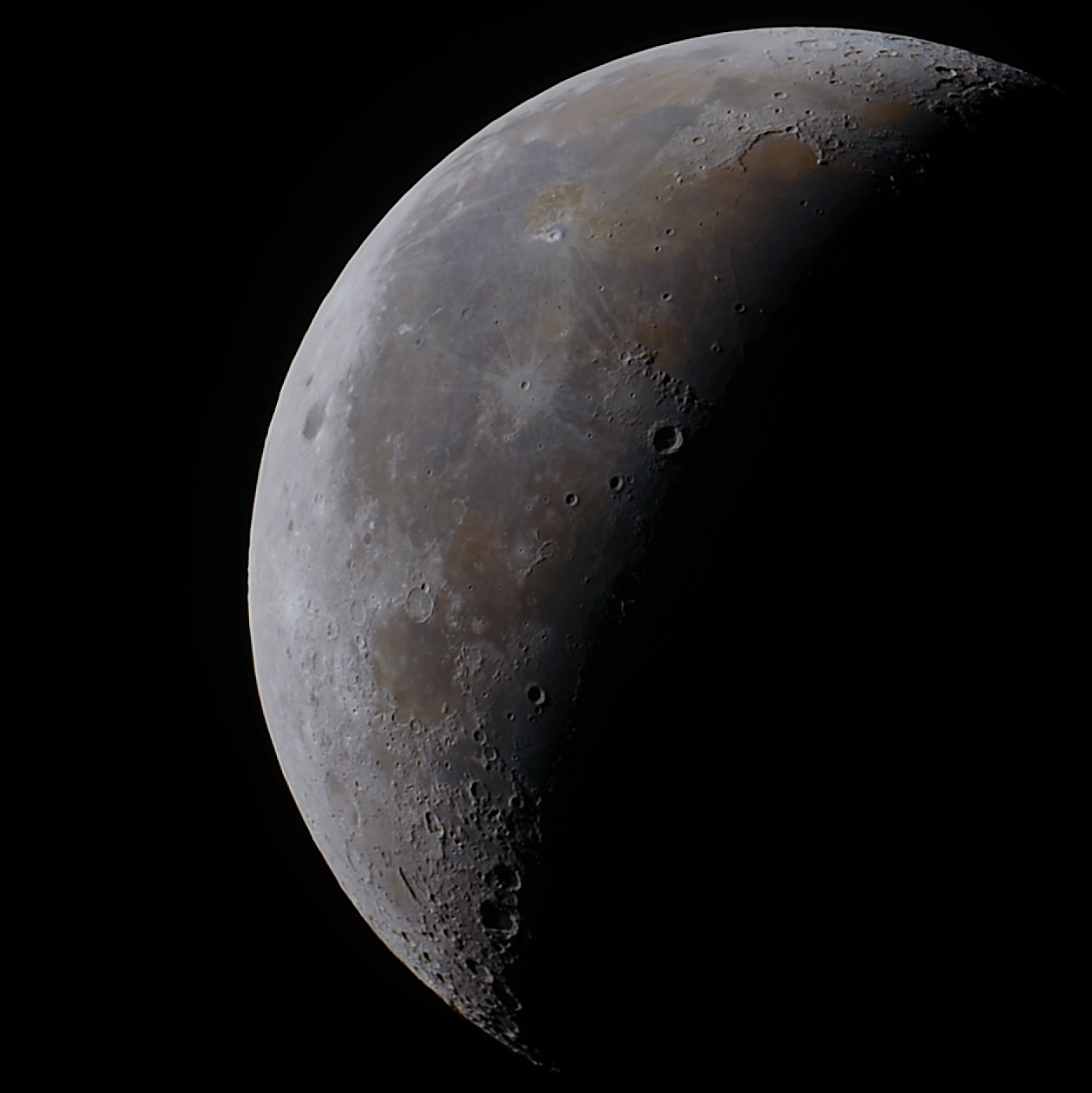 A shot of the moon